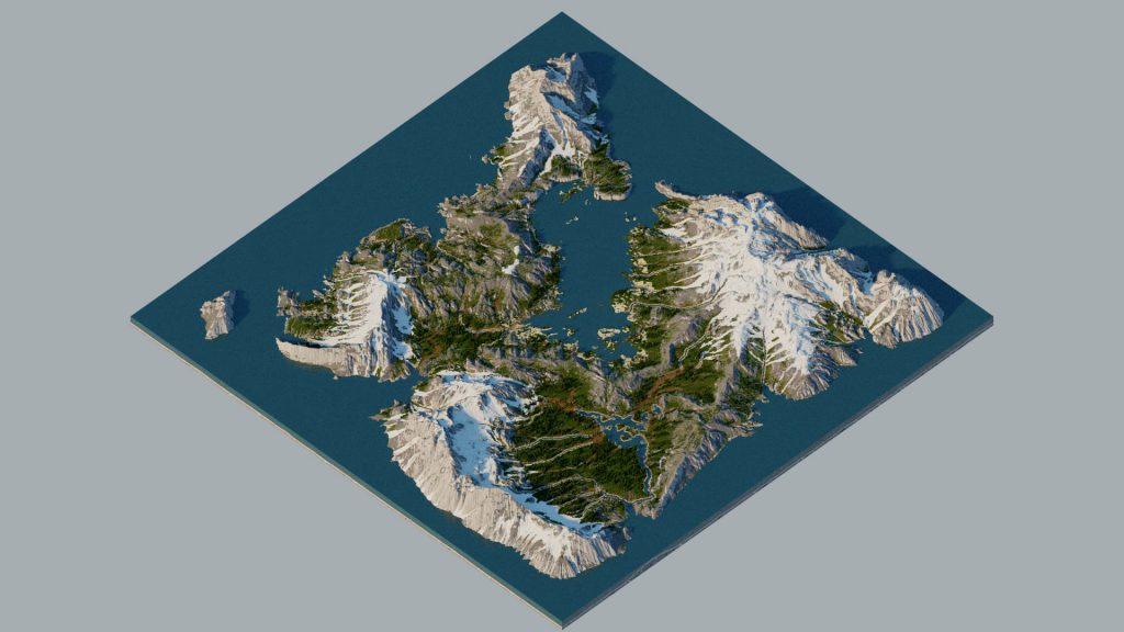Advent Minecraft Map - Halvion - by McMeddon